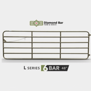 12' Diamond Bar 6 Bar 48 Gate Green