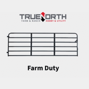 12' Medium Duty 6 Bar Gate Grey